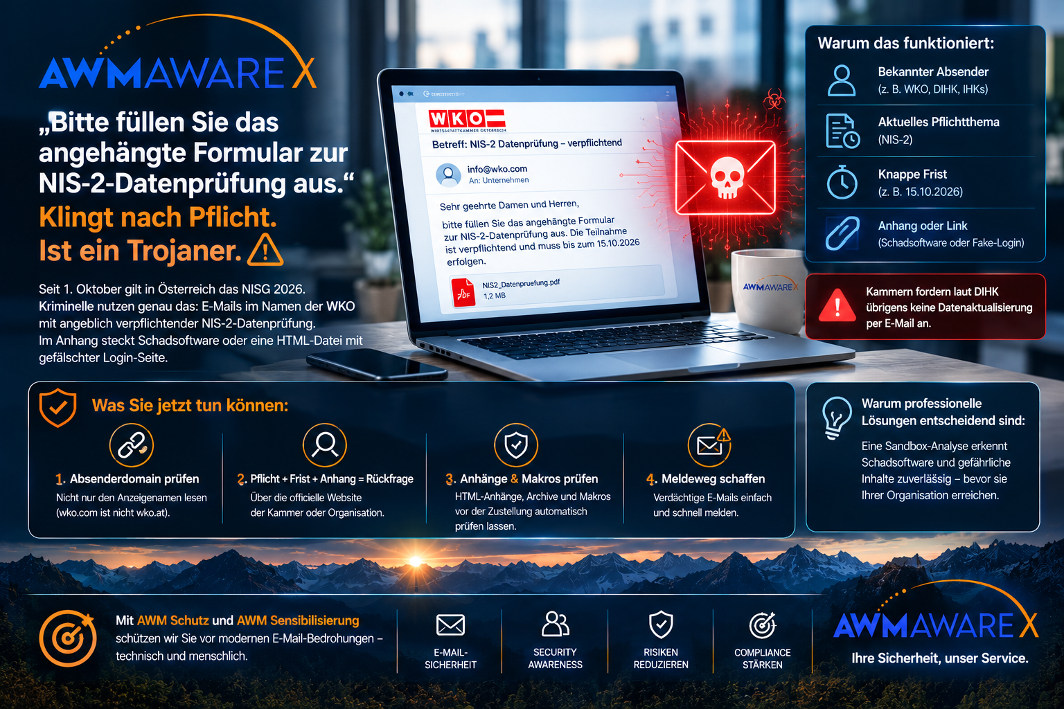 gefährliche E-Mail-Anhänge